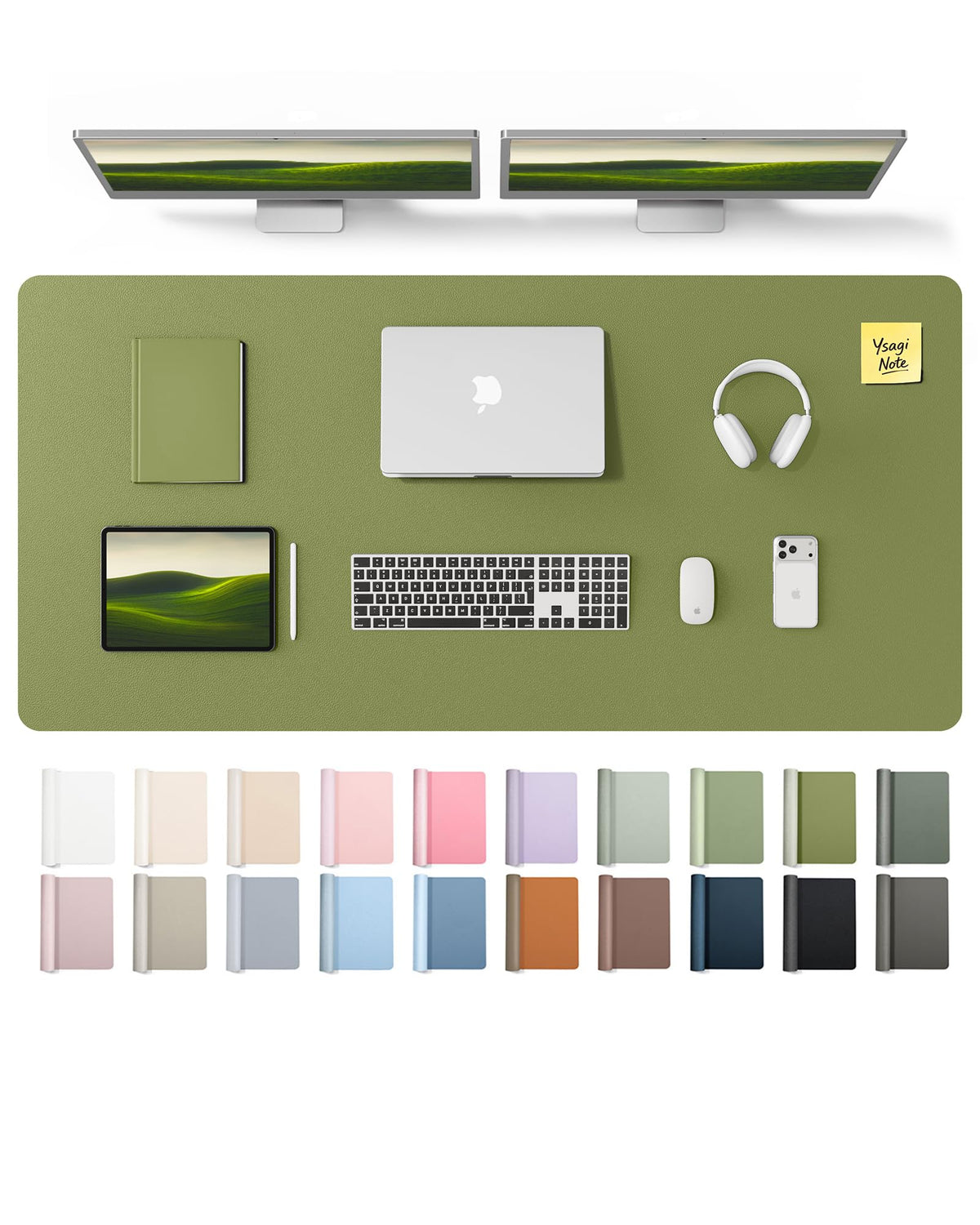 Waterproof PU Leather Desk Mat