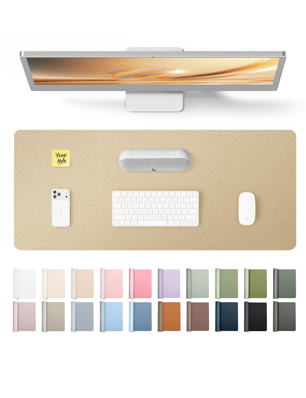Waterproof PU Leather Desk Mat