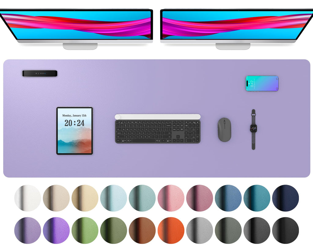 Non-Slip PU Leather Desk Mat