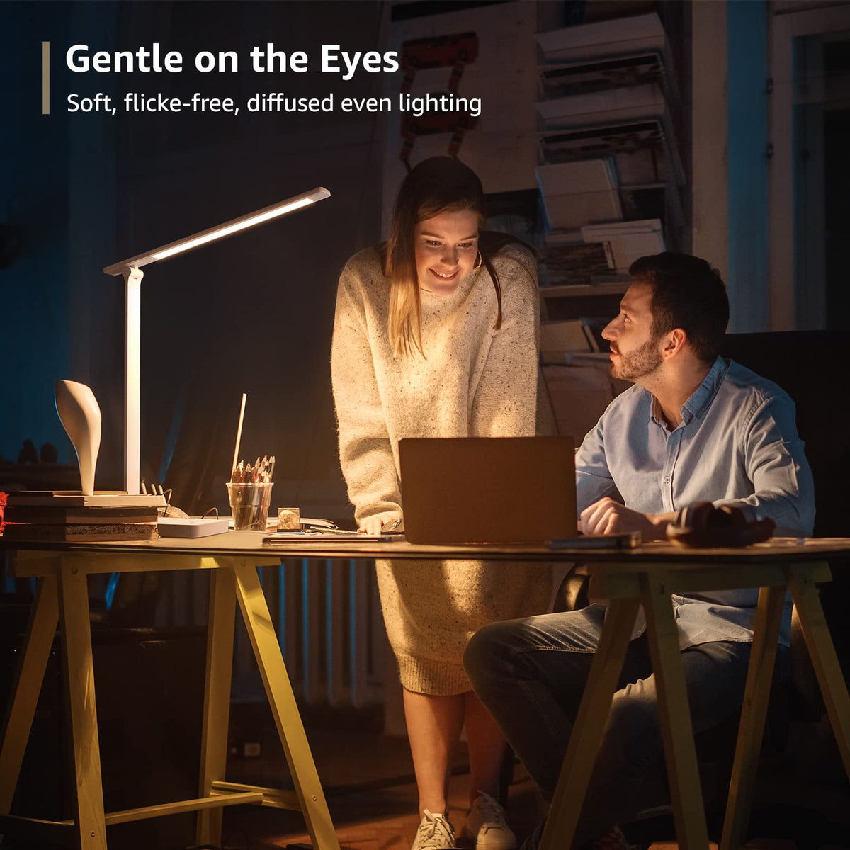 Compact Dimmable LED Desk Lamp