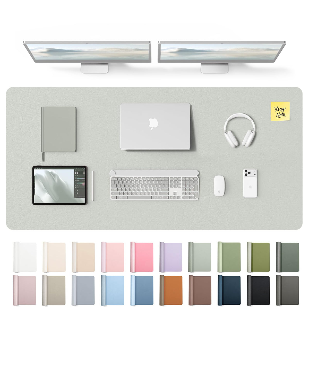 Waterproof PU Leather Desk Mat