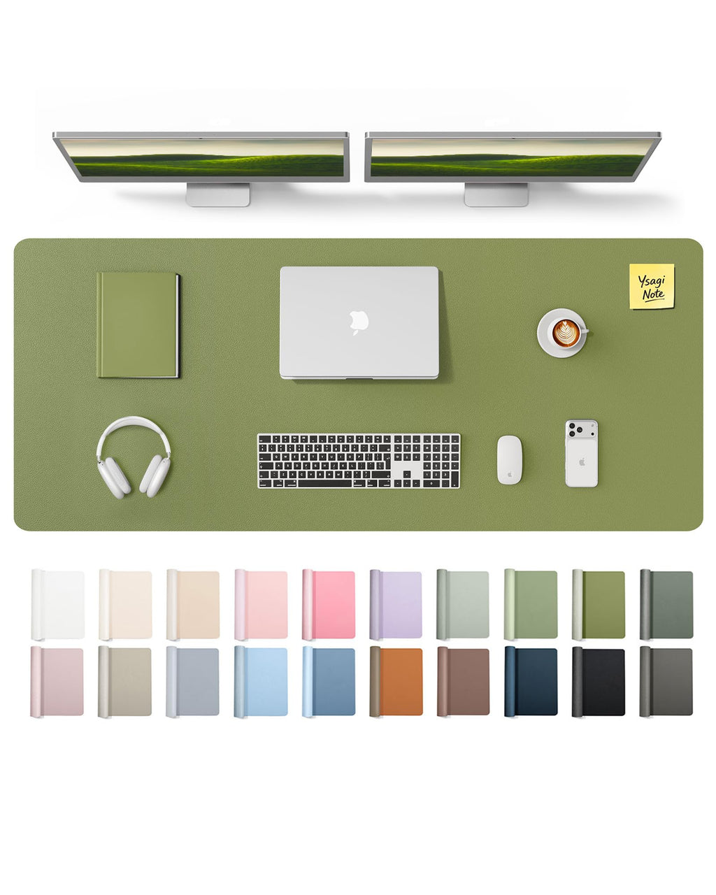 Waterproof PU Leather Desk Mat