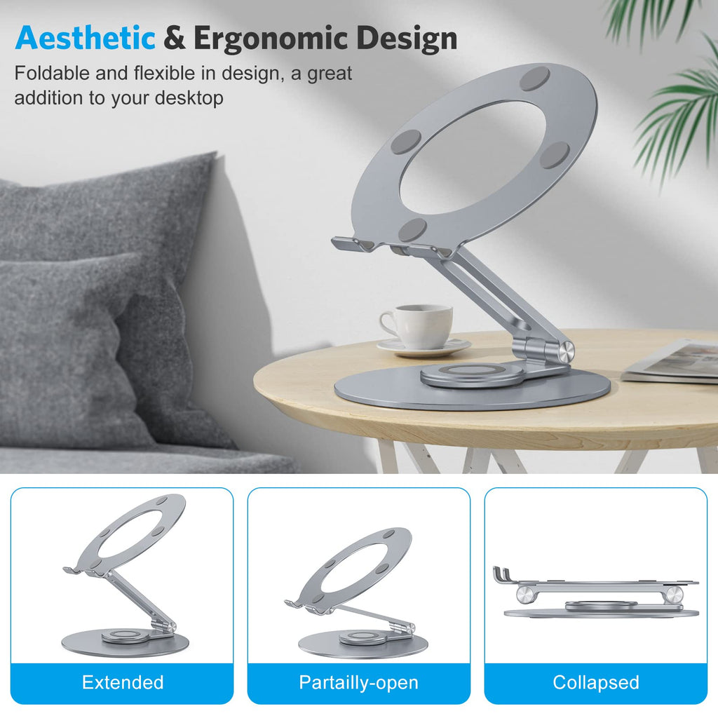 Foldable Rotating Laptop Stand