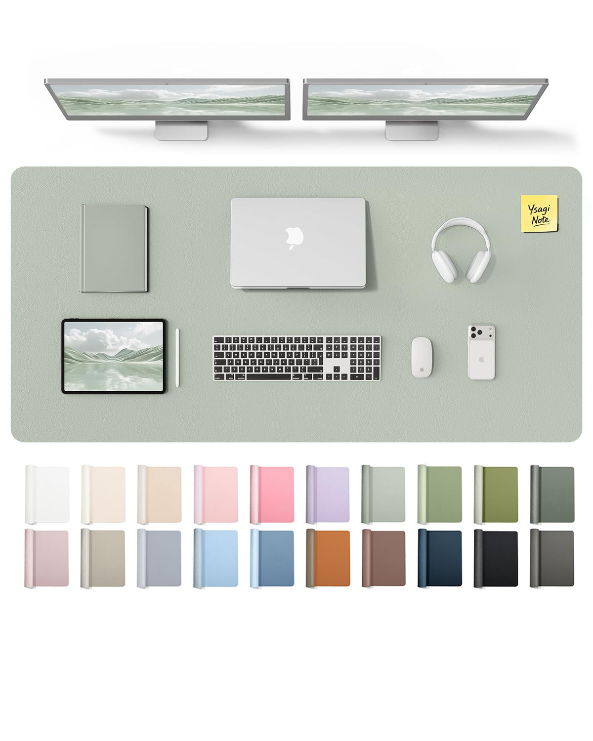 Waterproof PU Leather Desk Mat