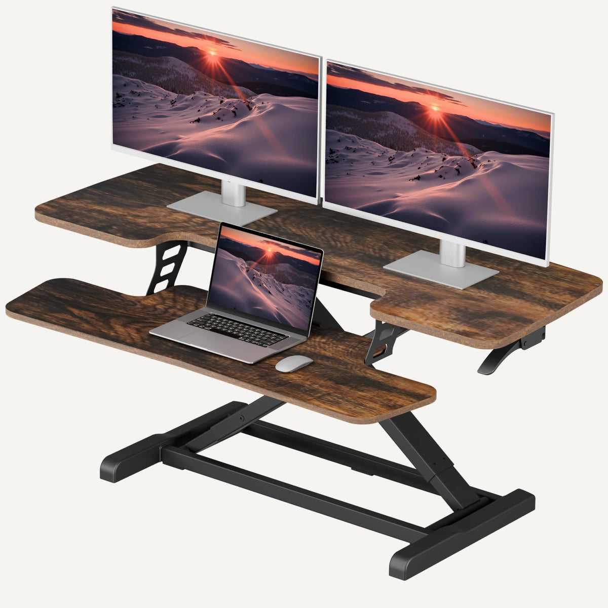 Standing Desk Converter with Keyboard Tray