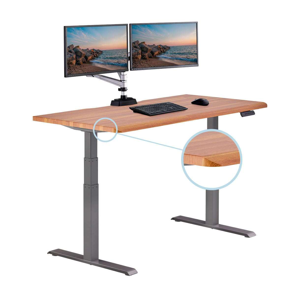 Comfort-Edge Adjustable Desk