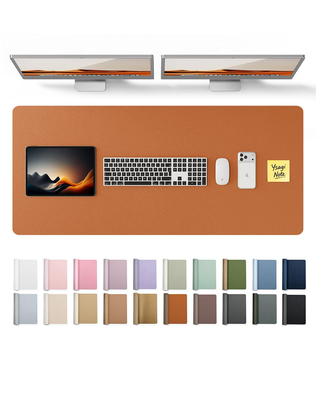 Waterproof PU Leather Desk Mat