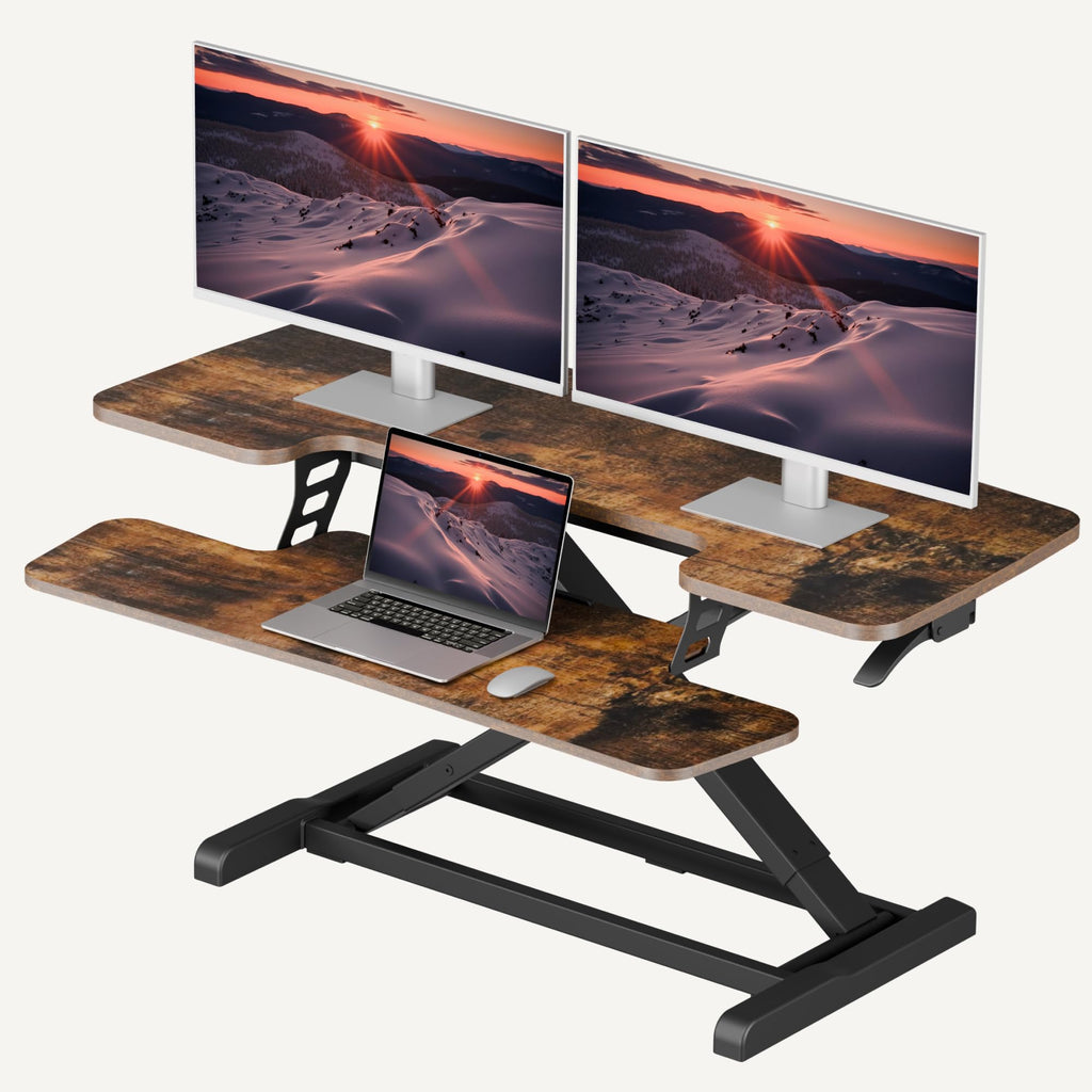 Standing Desk Converter with Keyboard Tray