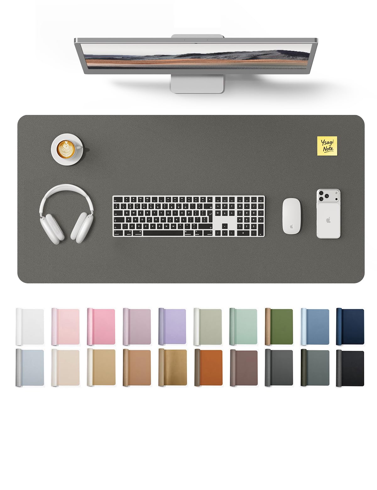 Waterproof PU Leather Desk Mat