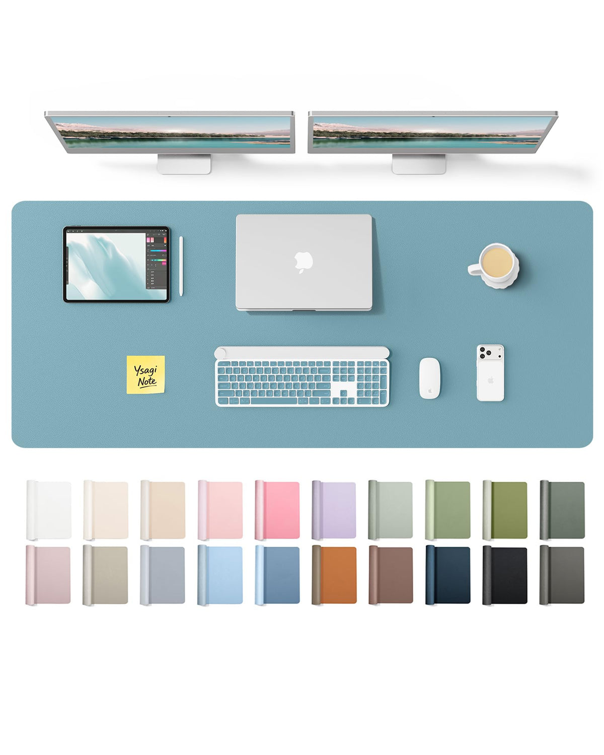 Waterproof PU Leather Desk Mat