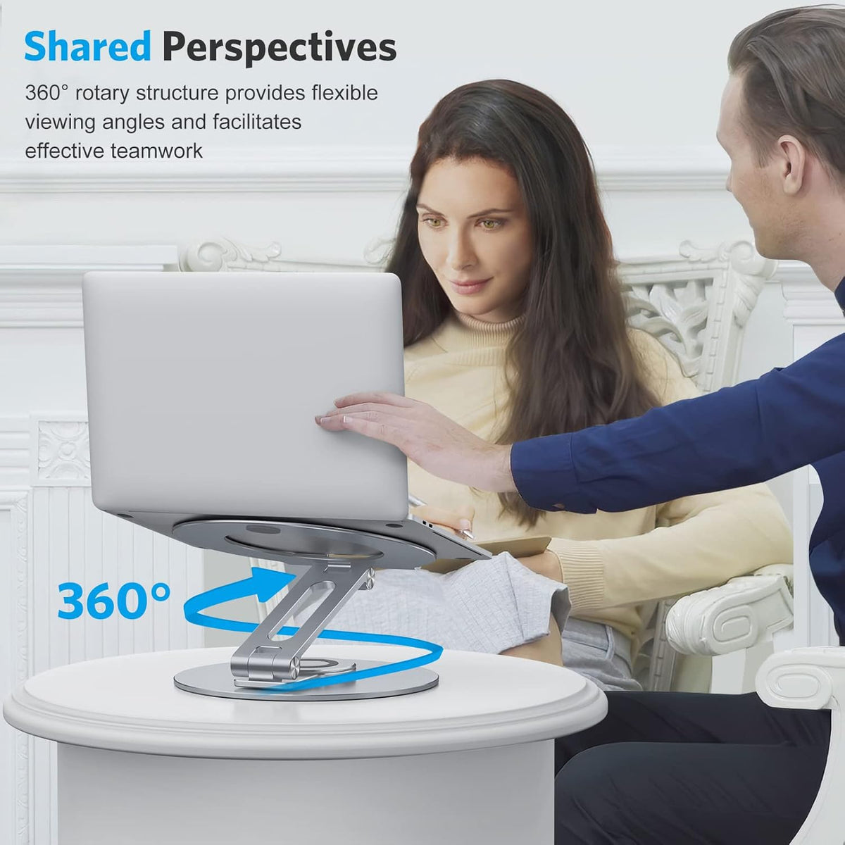 Foldable Rotating Laptop Stand