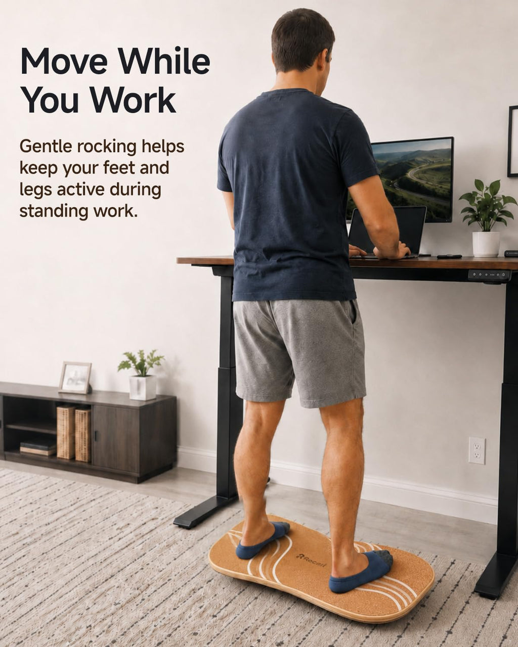 Cork Standing Balance Board
