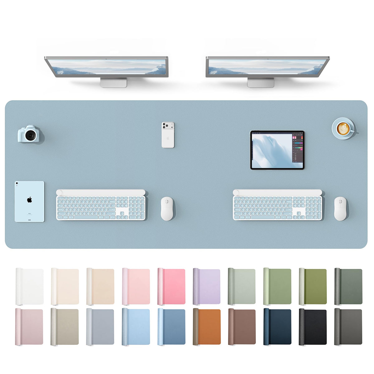 Waterproof PU Leather Desk Mat