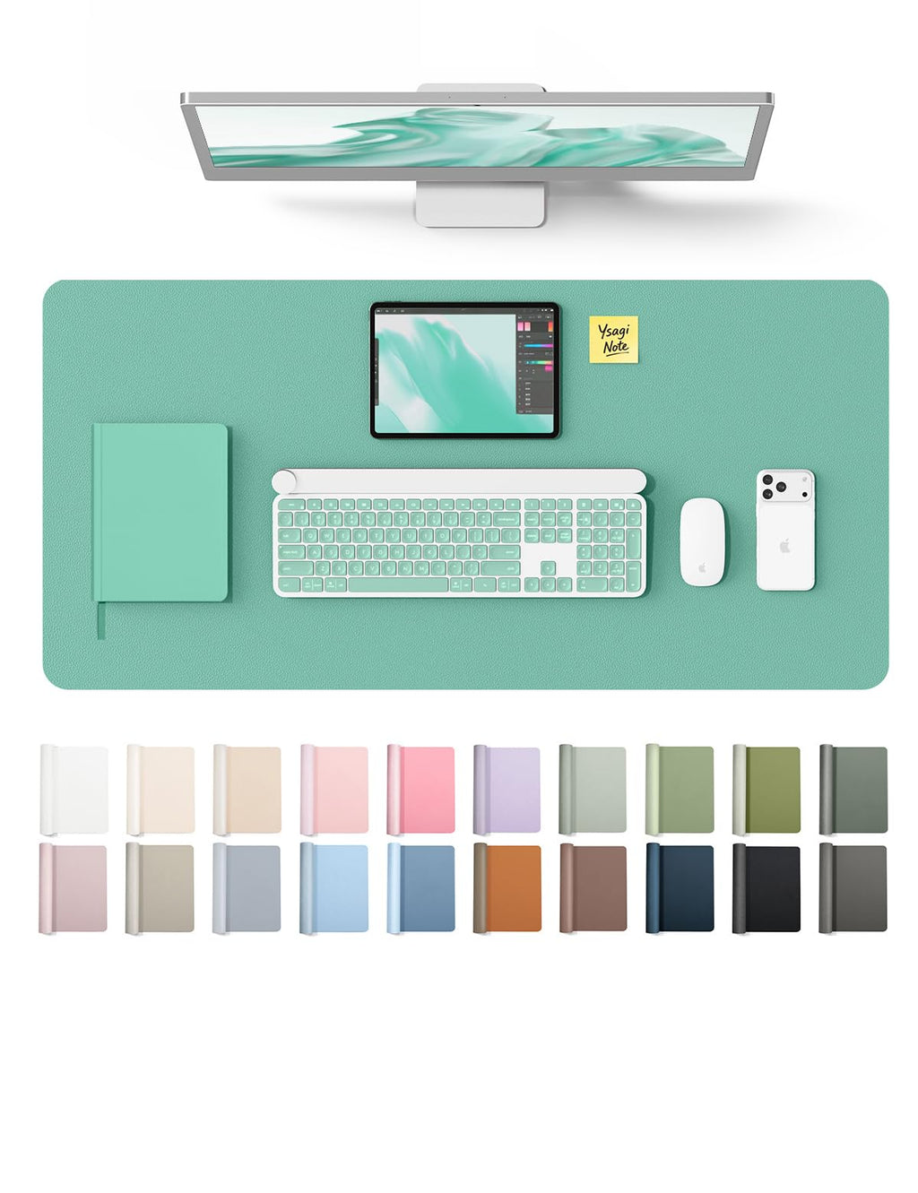 Waterproof PU Leather Desk Mat