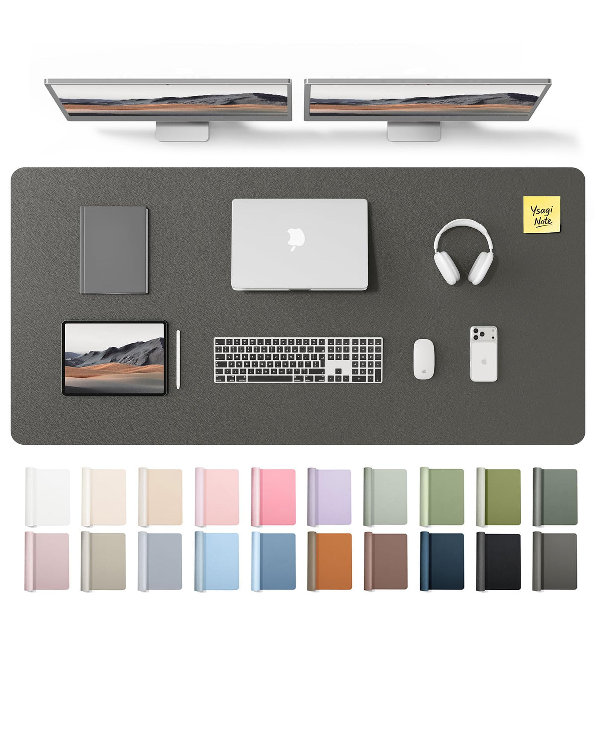 Waterproof PU Leather Desk Mat