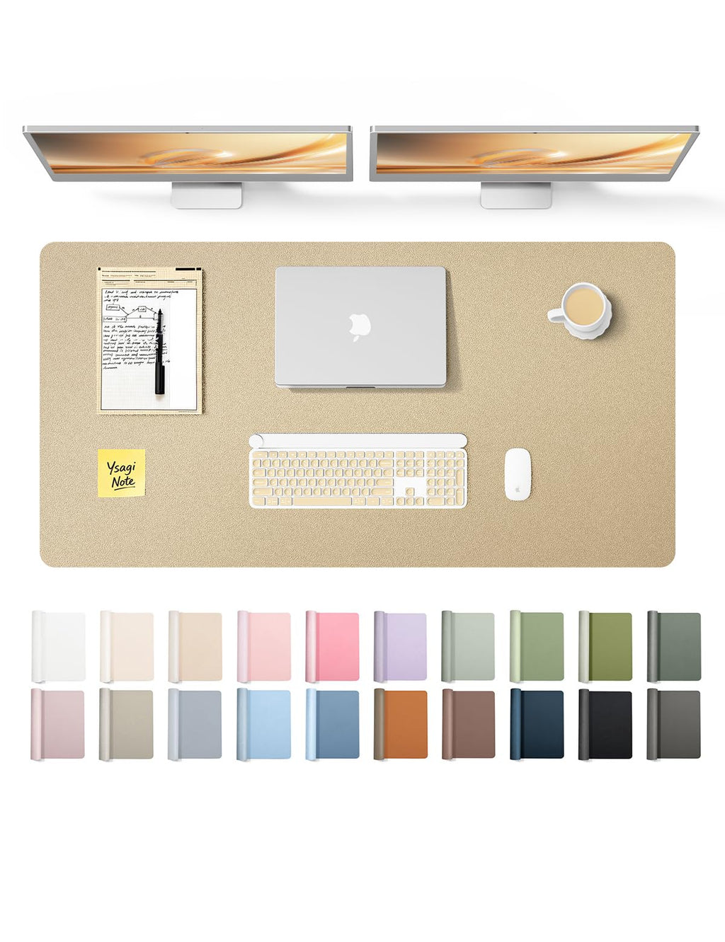Waterproof PU Leather Desk Mat