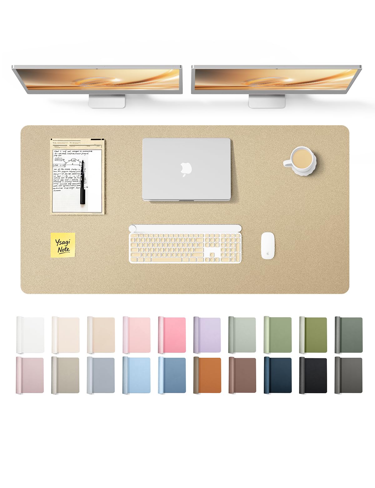 Waterproof PU Leather Desk Mat