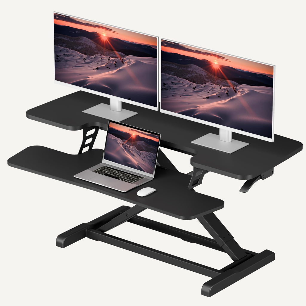 Standing Desk Converter with Keyboard Tray