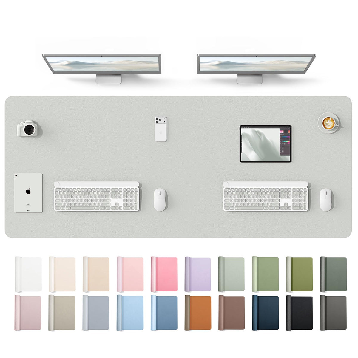 Waterproof PU Leather Desk Mat