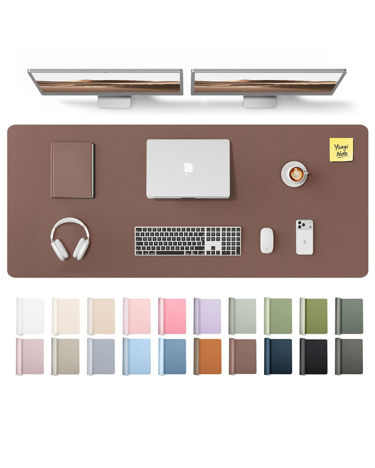 Waterproof PU Leather Desk Mat