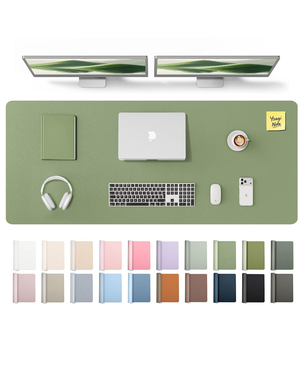 Waterproof PU Leather Desk Mat