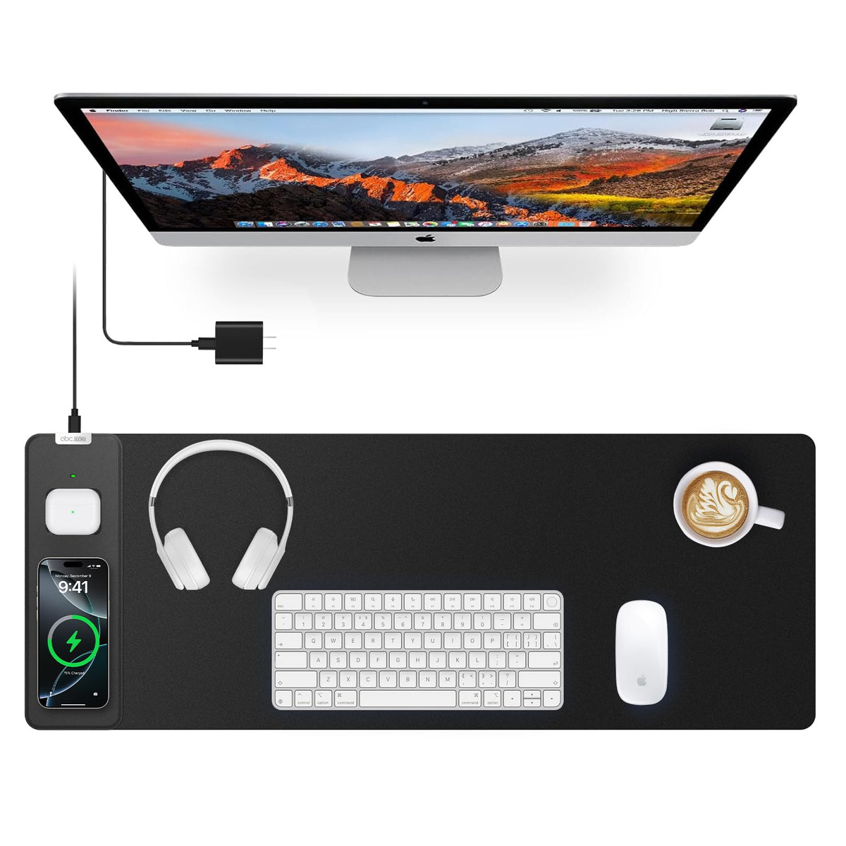 Wireless Charging Desk Mat