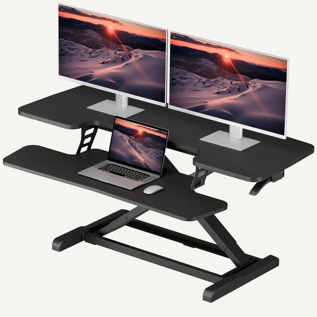 Standing Desk Converter with Keyboard Tray