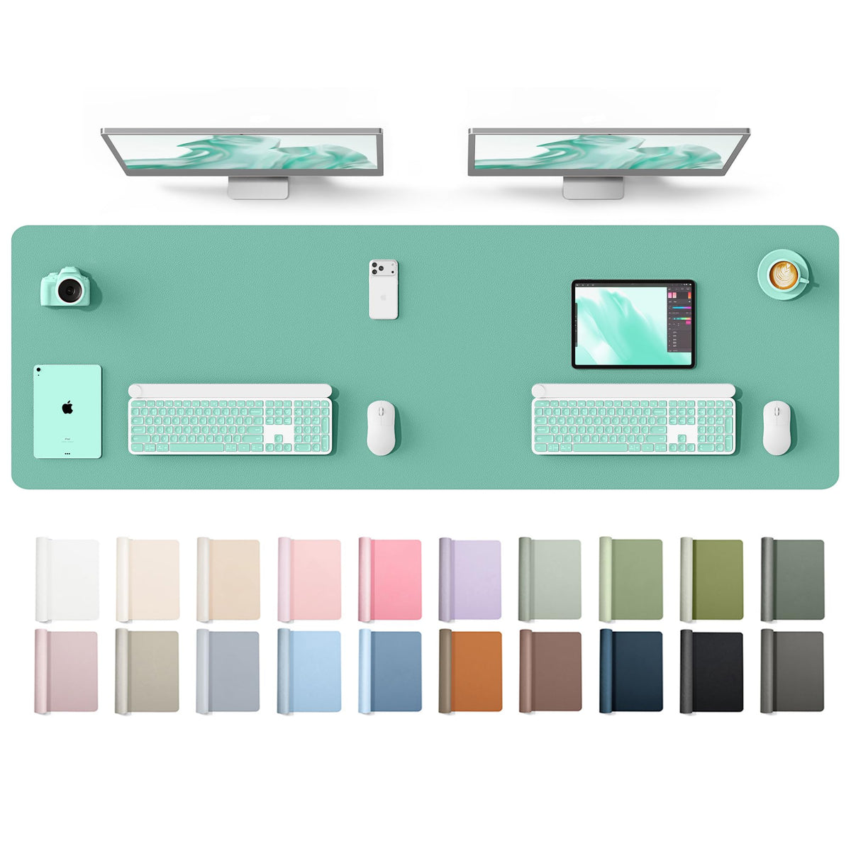 Waterproof PU Leather Desk Mat