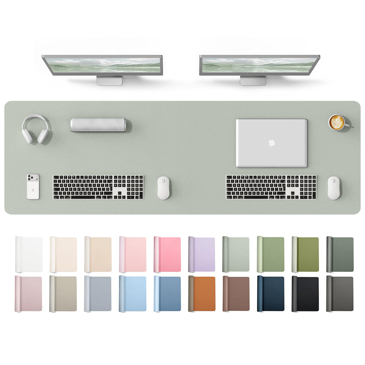 Waterproof PU Leather Desk Mat