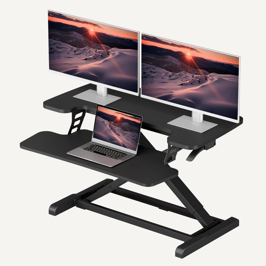 Standing Desk Converter with Keyboard Tray