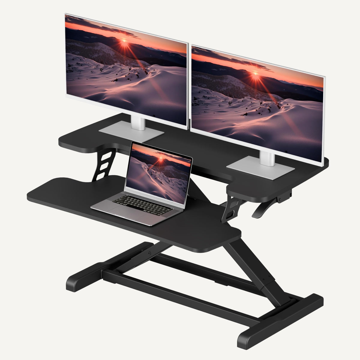 Standing Desk Converter with Keyboard Tray