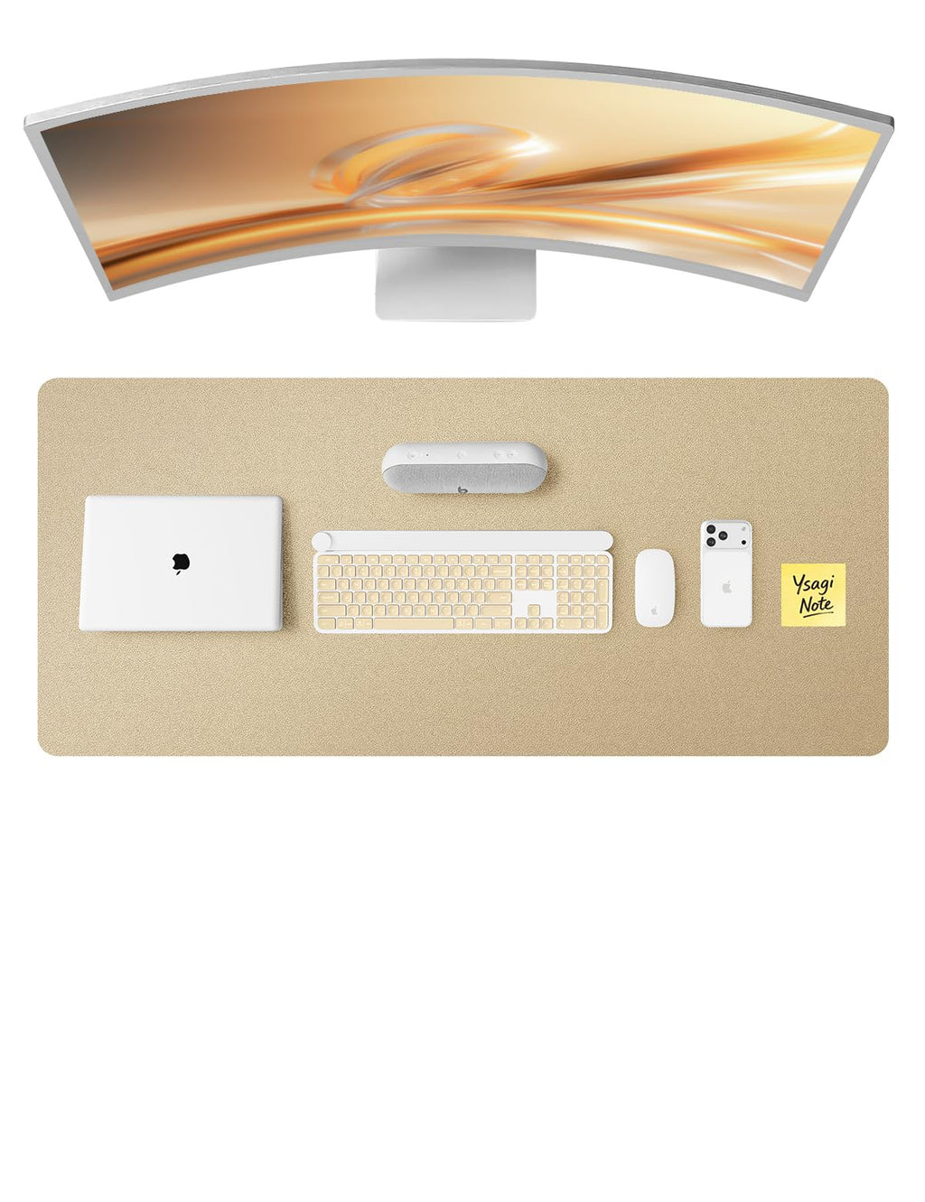 Waterproof PU Leather Desk Mat