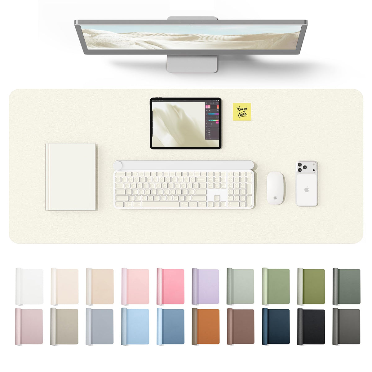 Waterproof PU Leather Desk Mat