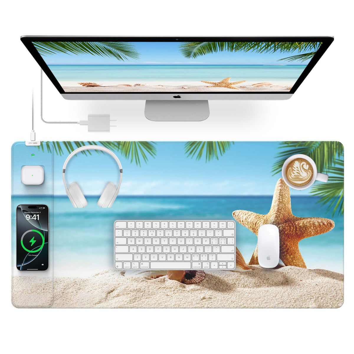 Wireless Charging Desk Mat