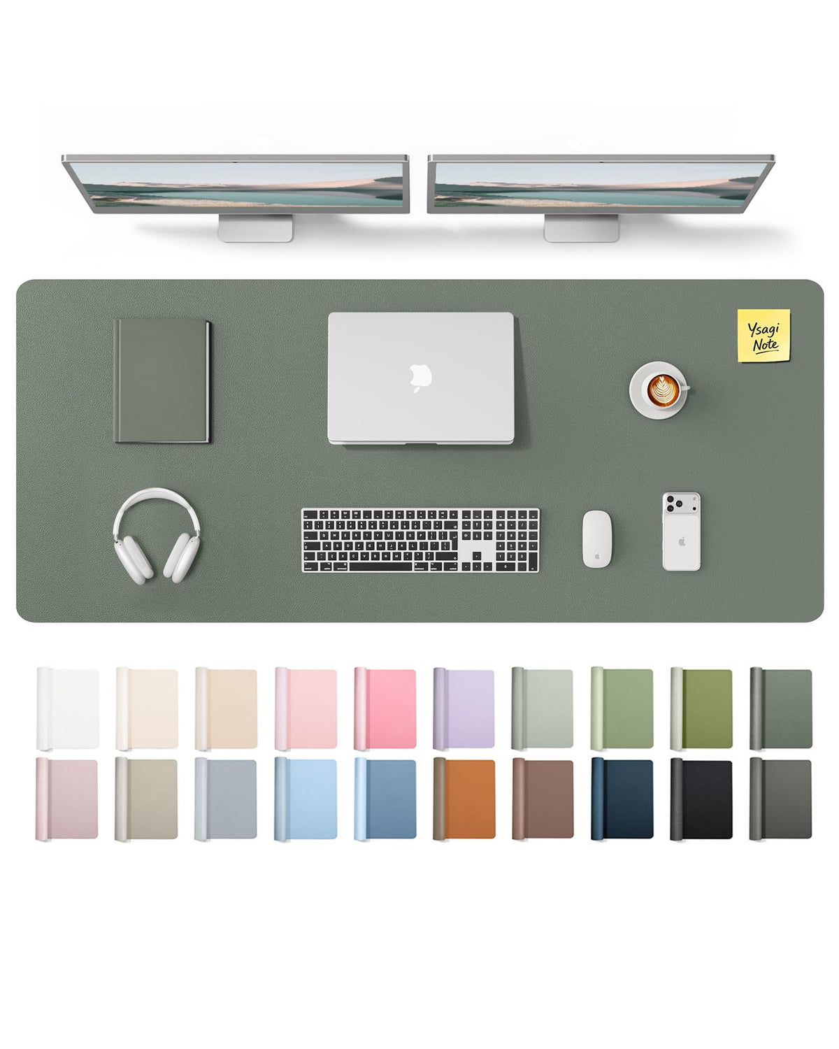 Waterproof PU Leather Desk Mat