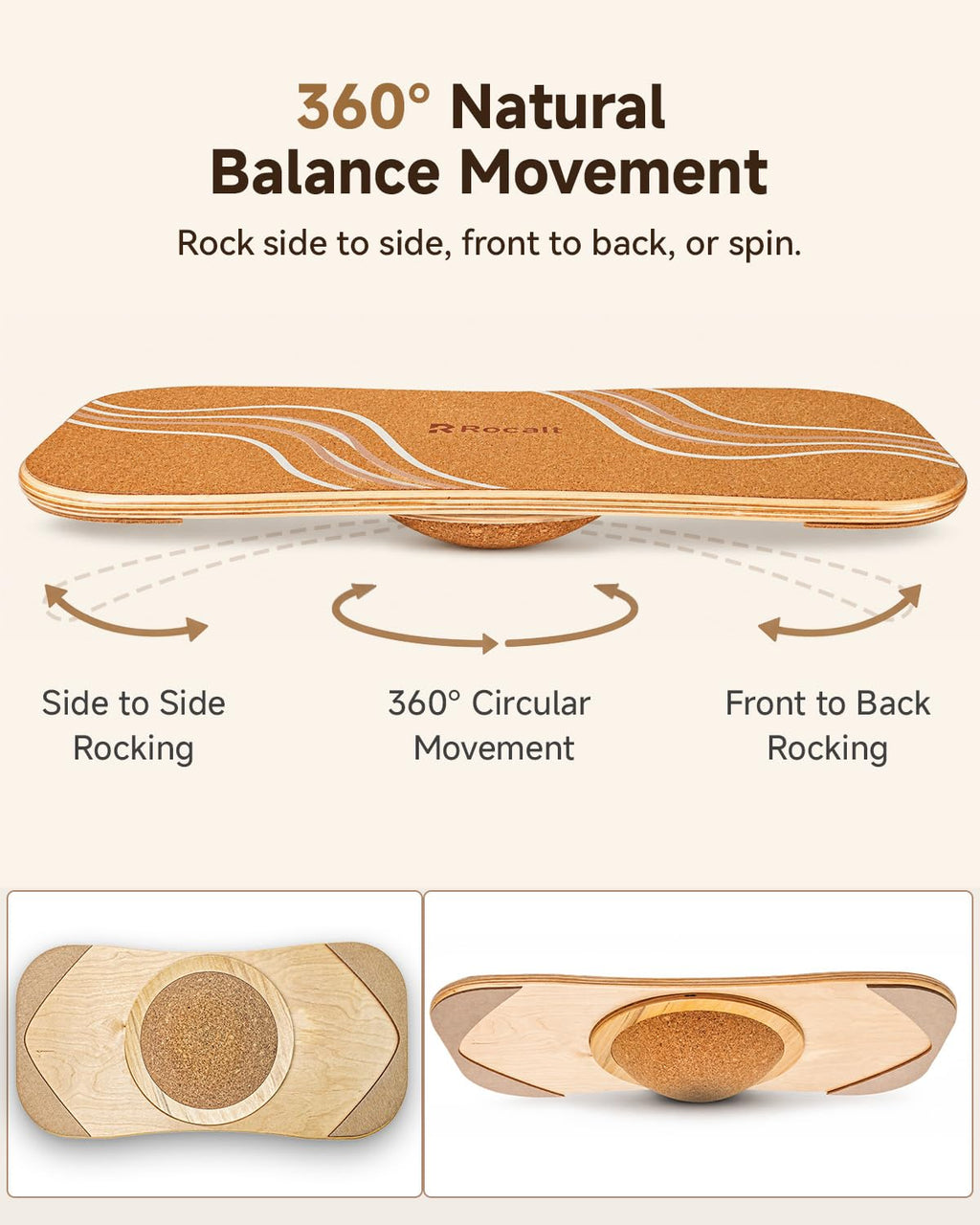 Cork Standing Balance Board