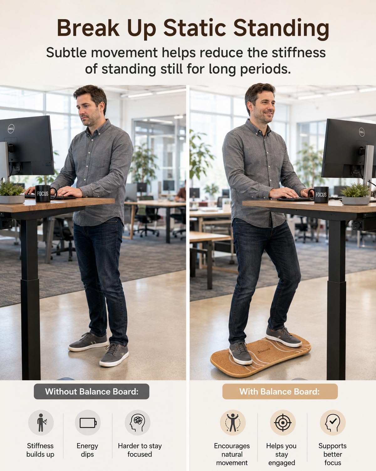 Cork Standing Balance Board