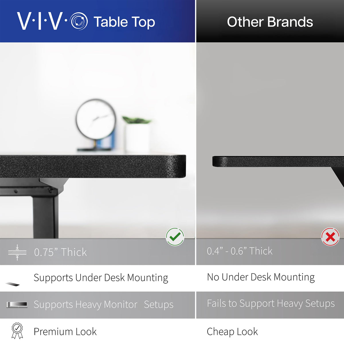 Universal Standing Desk Top