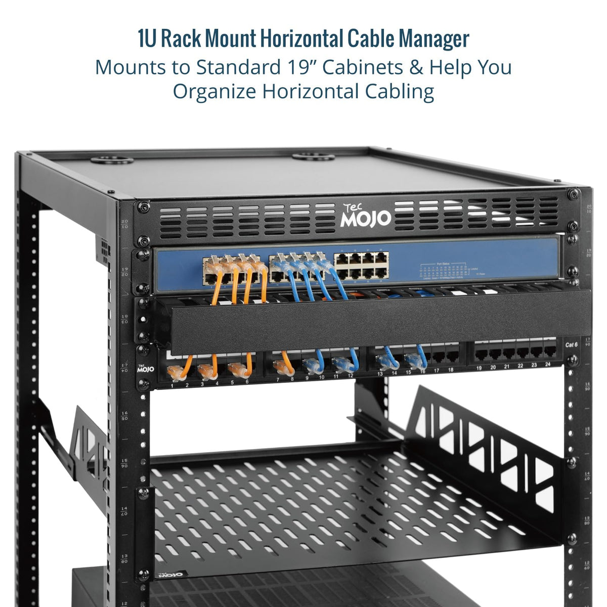 1U Rack Cable Manager