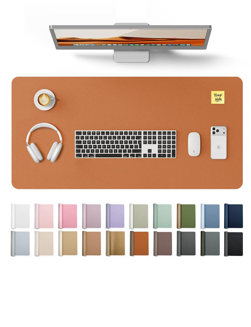 Waterproof PU Leather Desk Mat