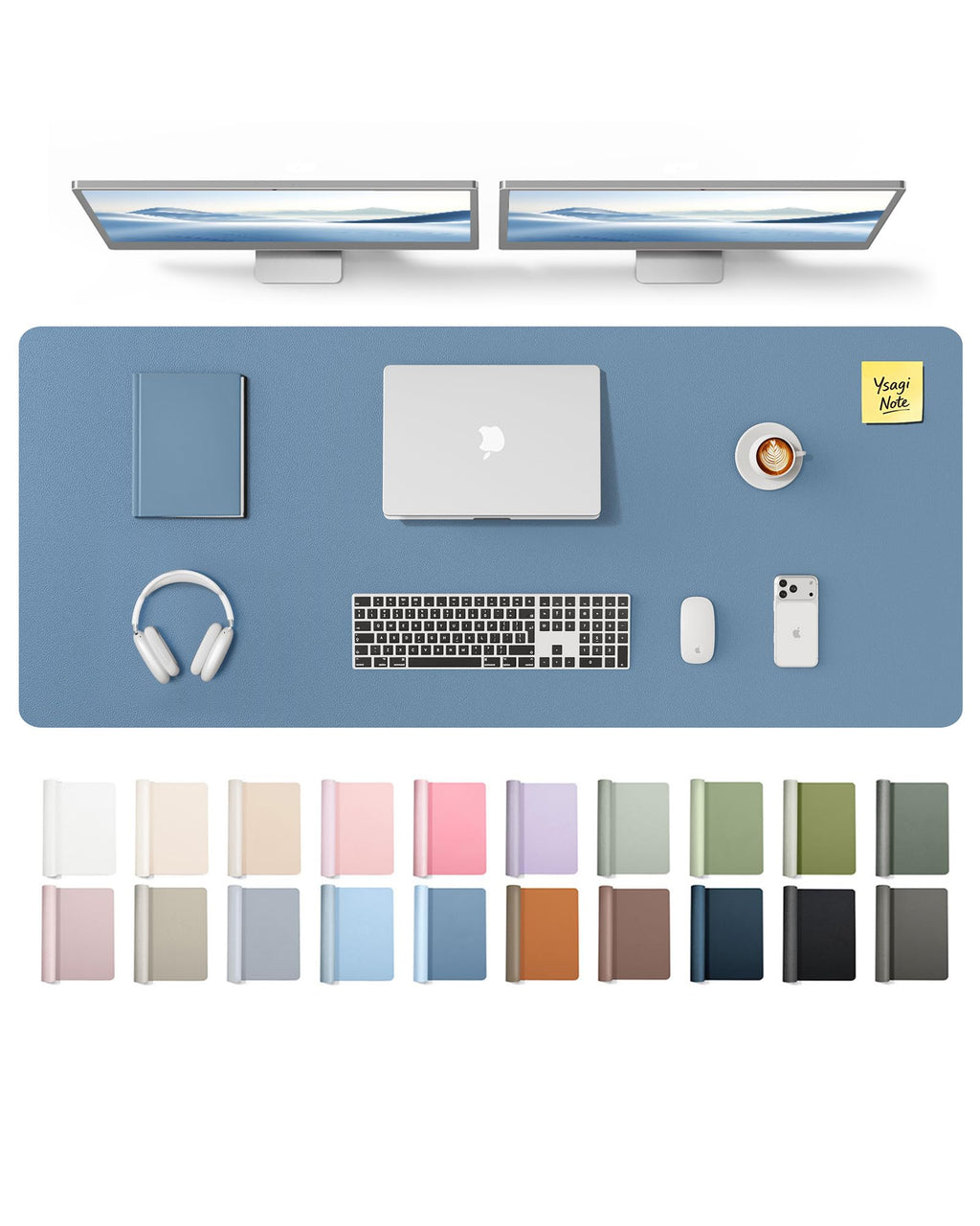Waterproof PU Leather Desk Mat