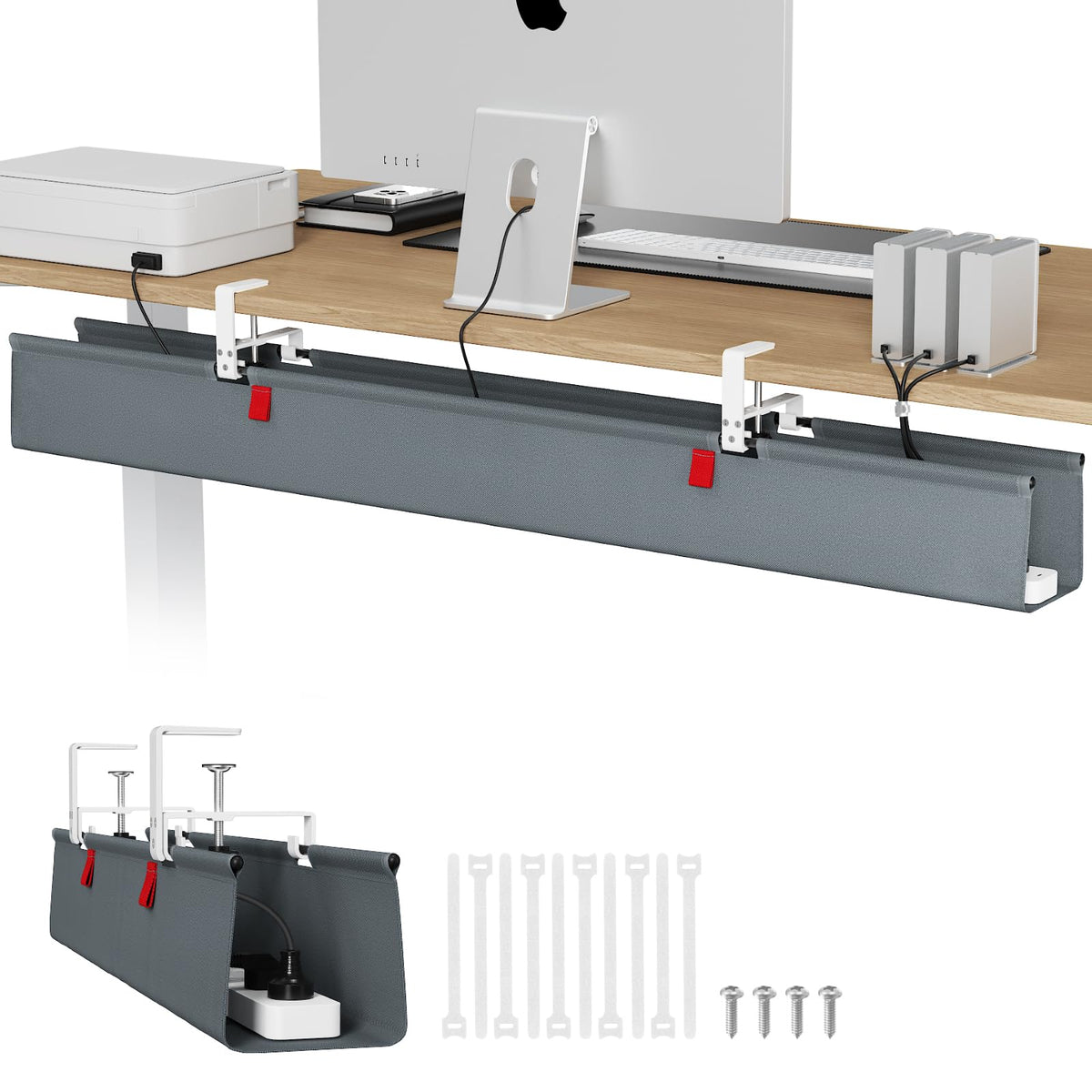 Under-Desk Cable Tray