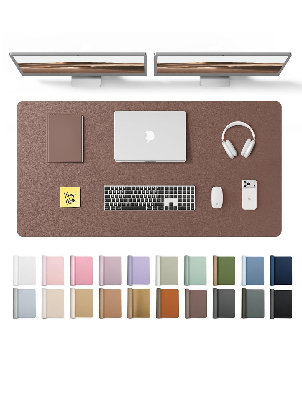 Waterproof PU Leather Desk Mat
