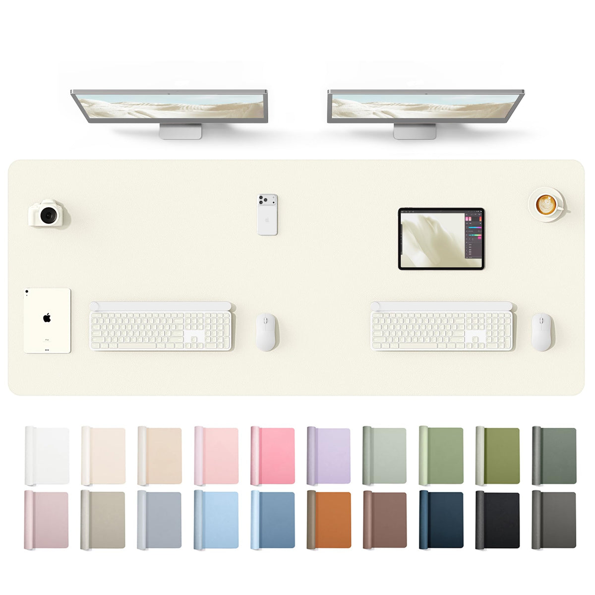 Waterproof PU Leather Desk Mat