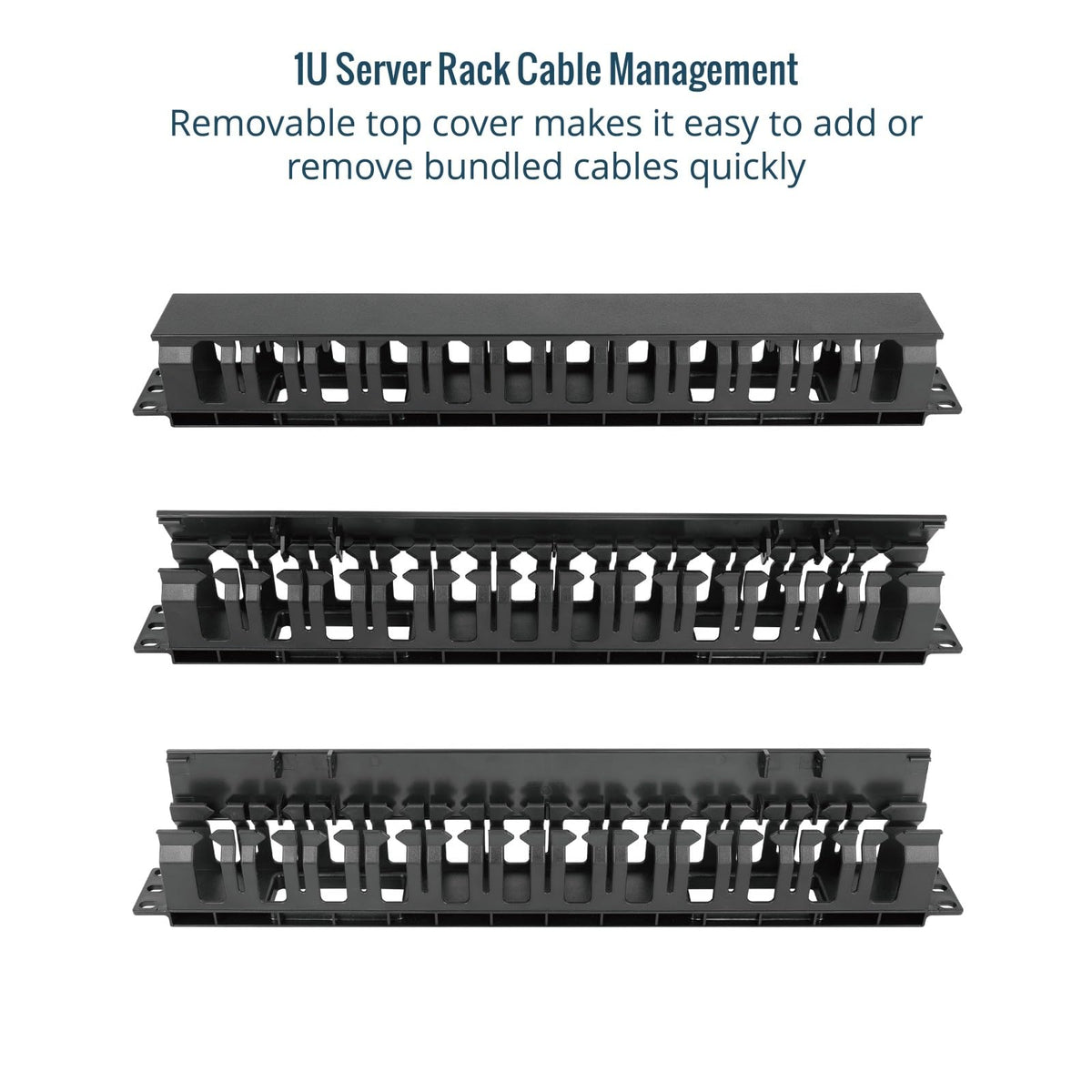 1U Rack Cable Manager