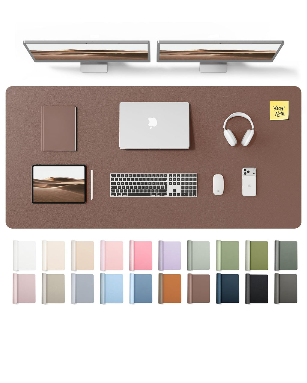 Waterproof PU Leather Desk Mat