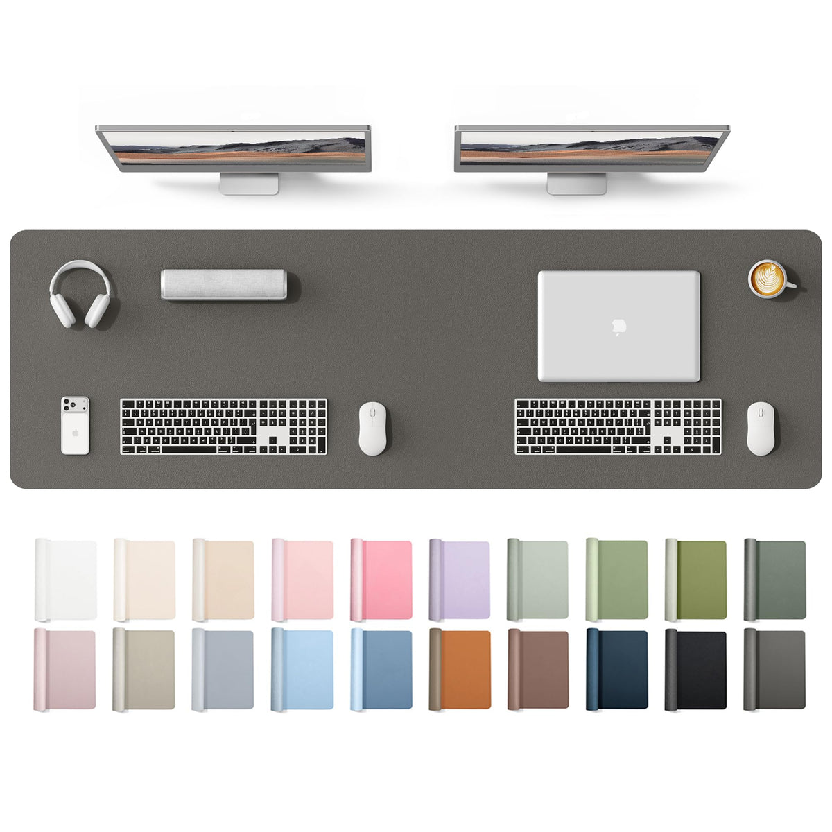 Waterproof PU Leather Desk Mat