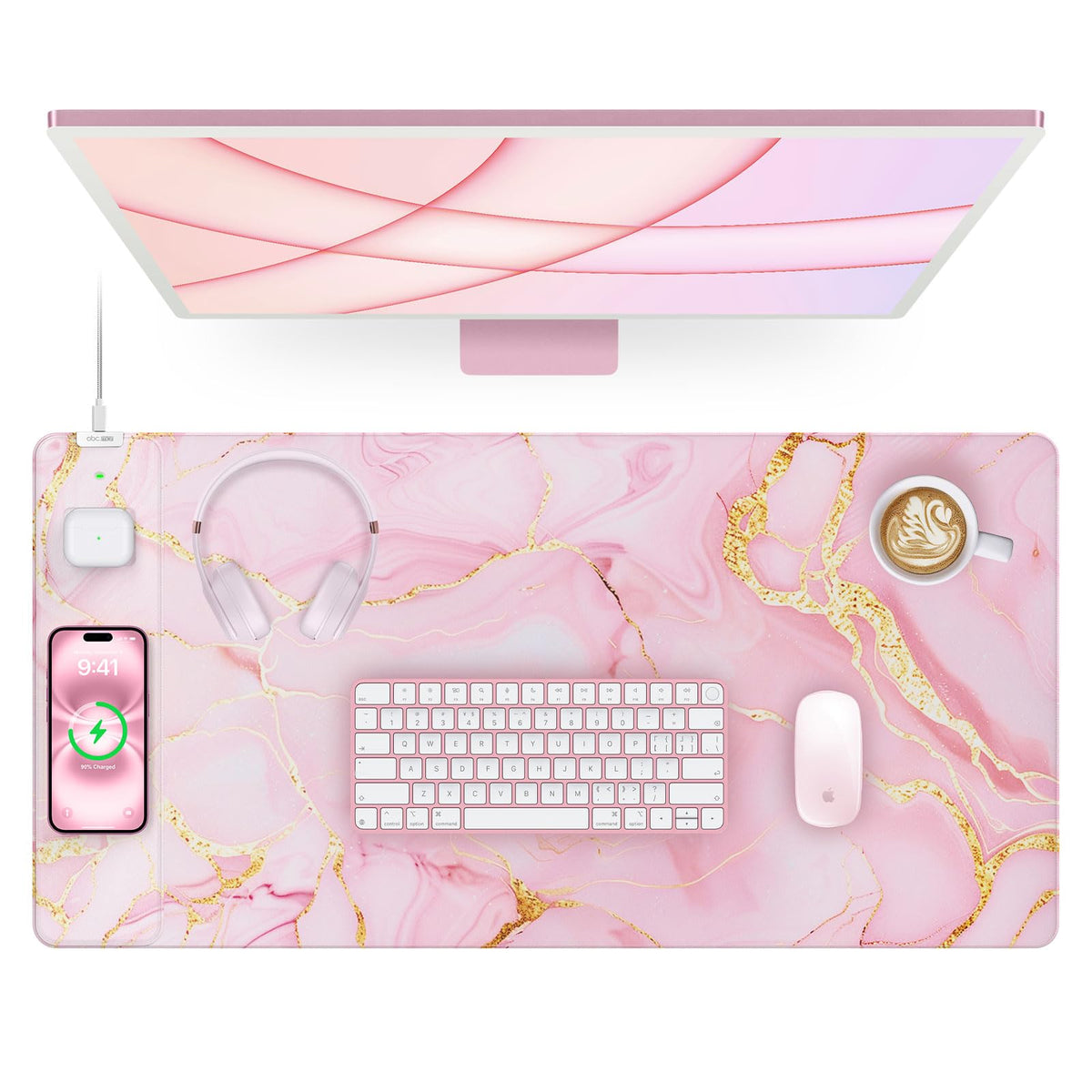 Wireless Charging Desk Mat