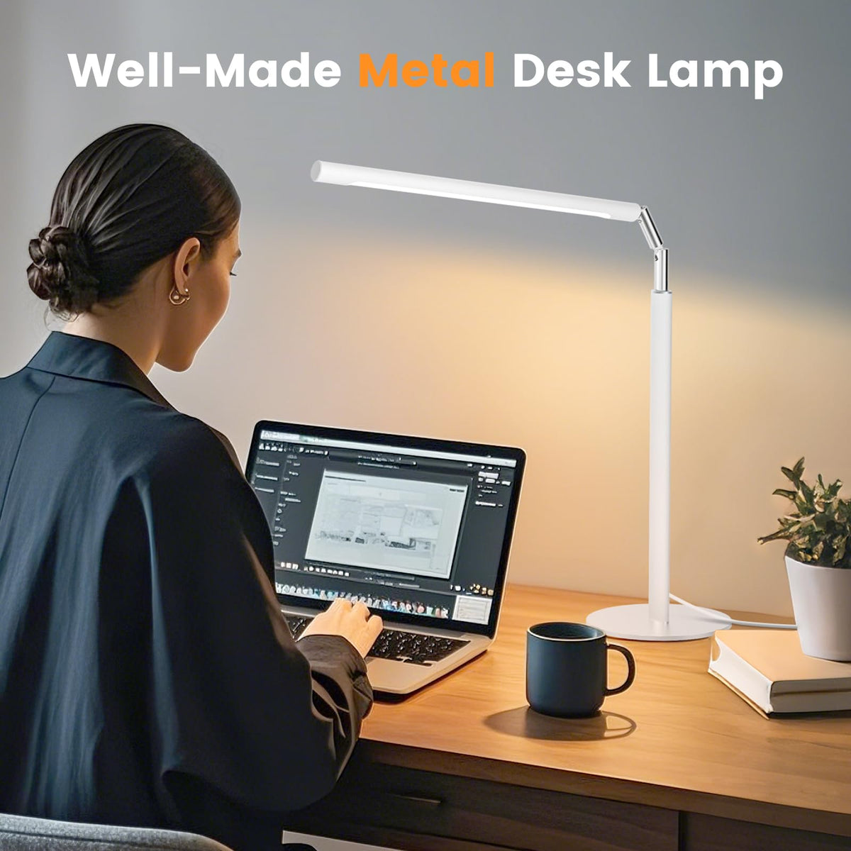 Metal Dimmable LED Desk Lamp