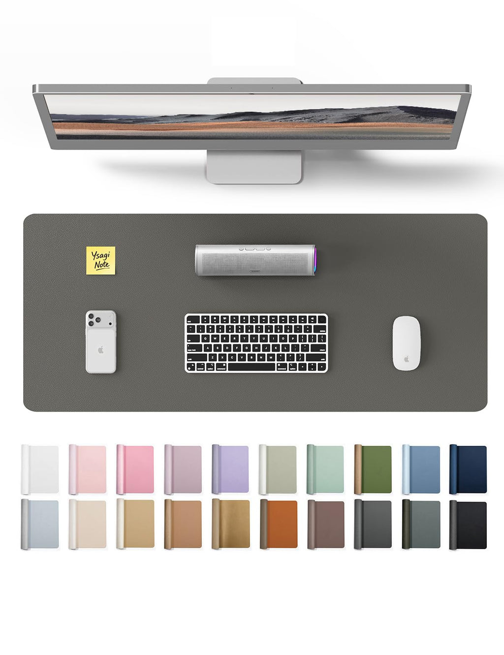 Waterproof PU Leather Desk Mat